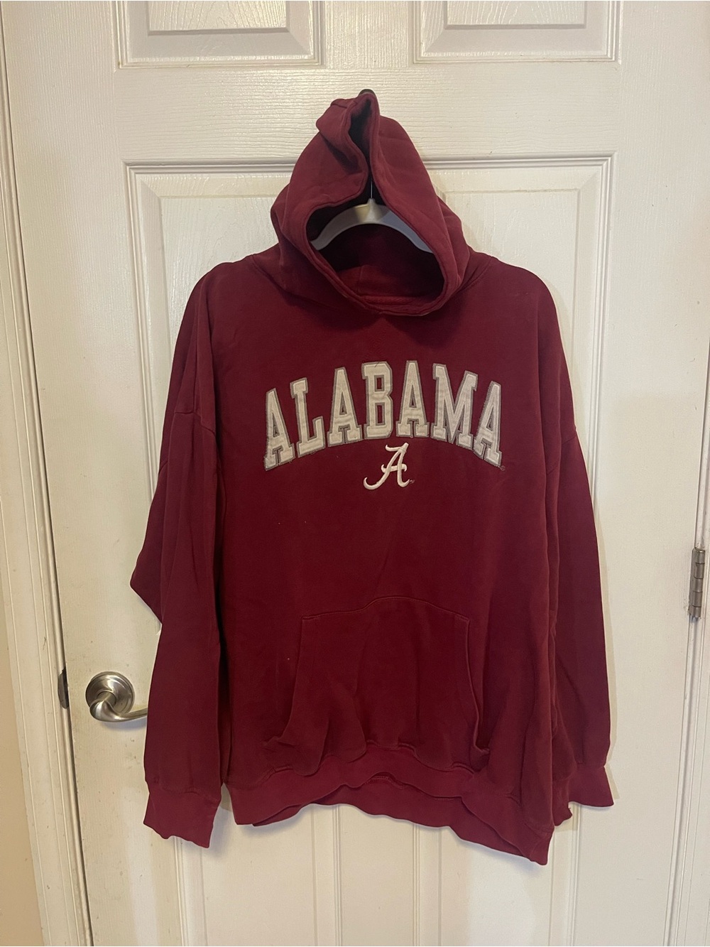 Alabama Crimson Maroon Hooded Sweatshirt